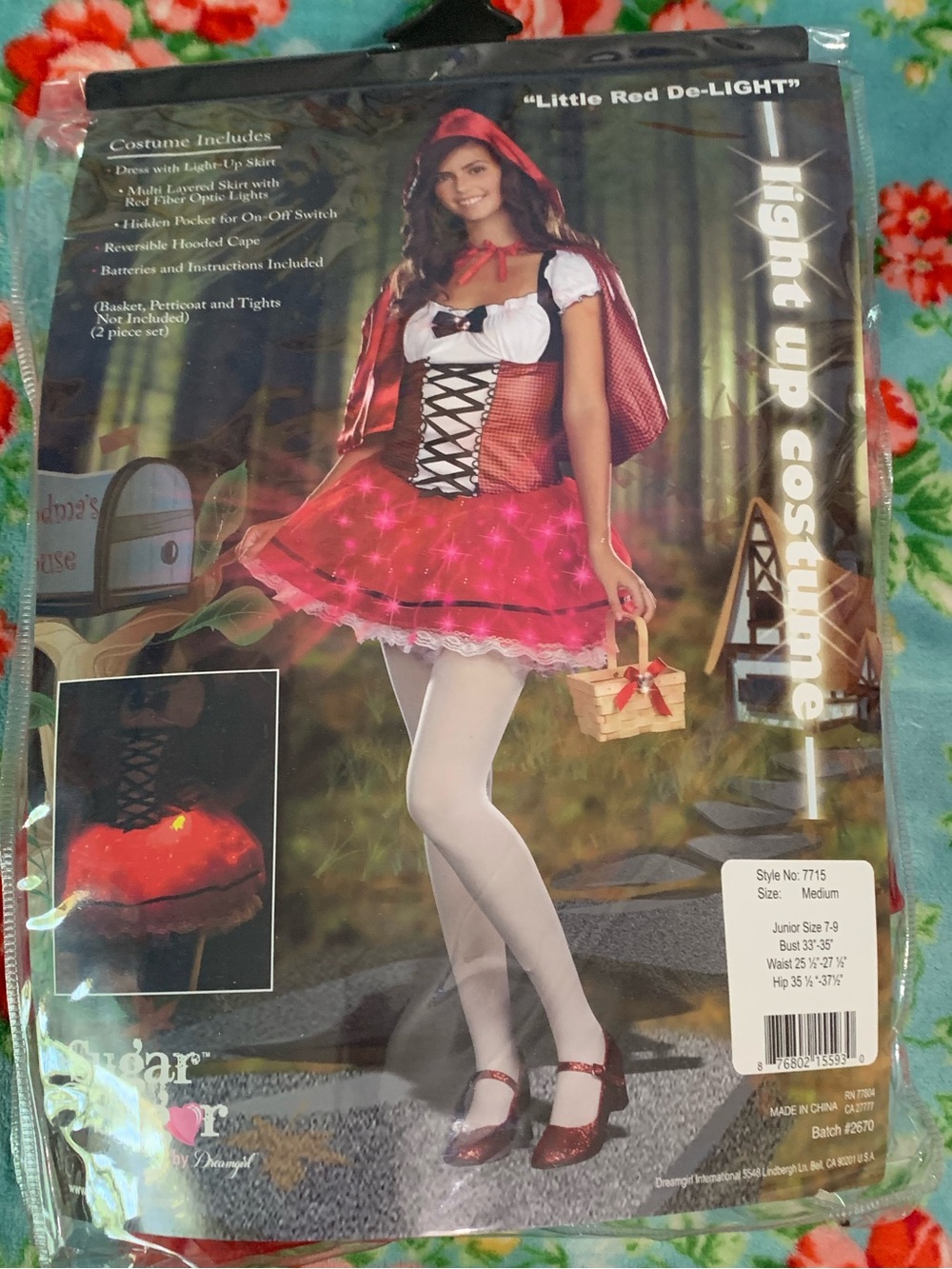 Little Red Riding Hood Light-Up Costume - Sugar Sugar Littles Red Delight
